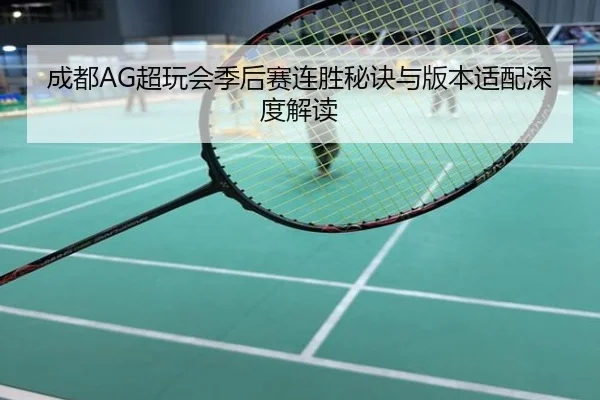 成都AG超玩会季后赛连胜秘诀与版本适配深度解读